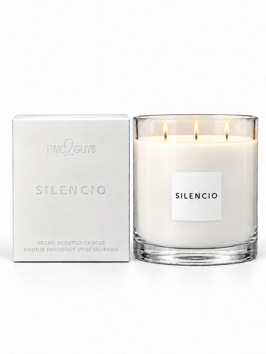 Silencio Scented Candle | Citrus, Basil & Musk
