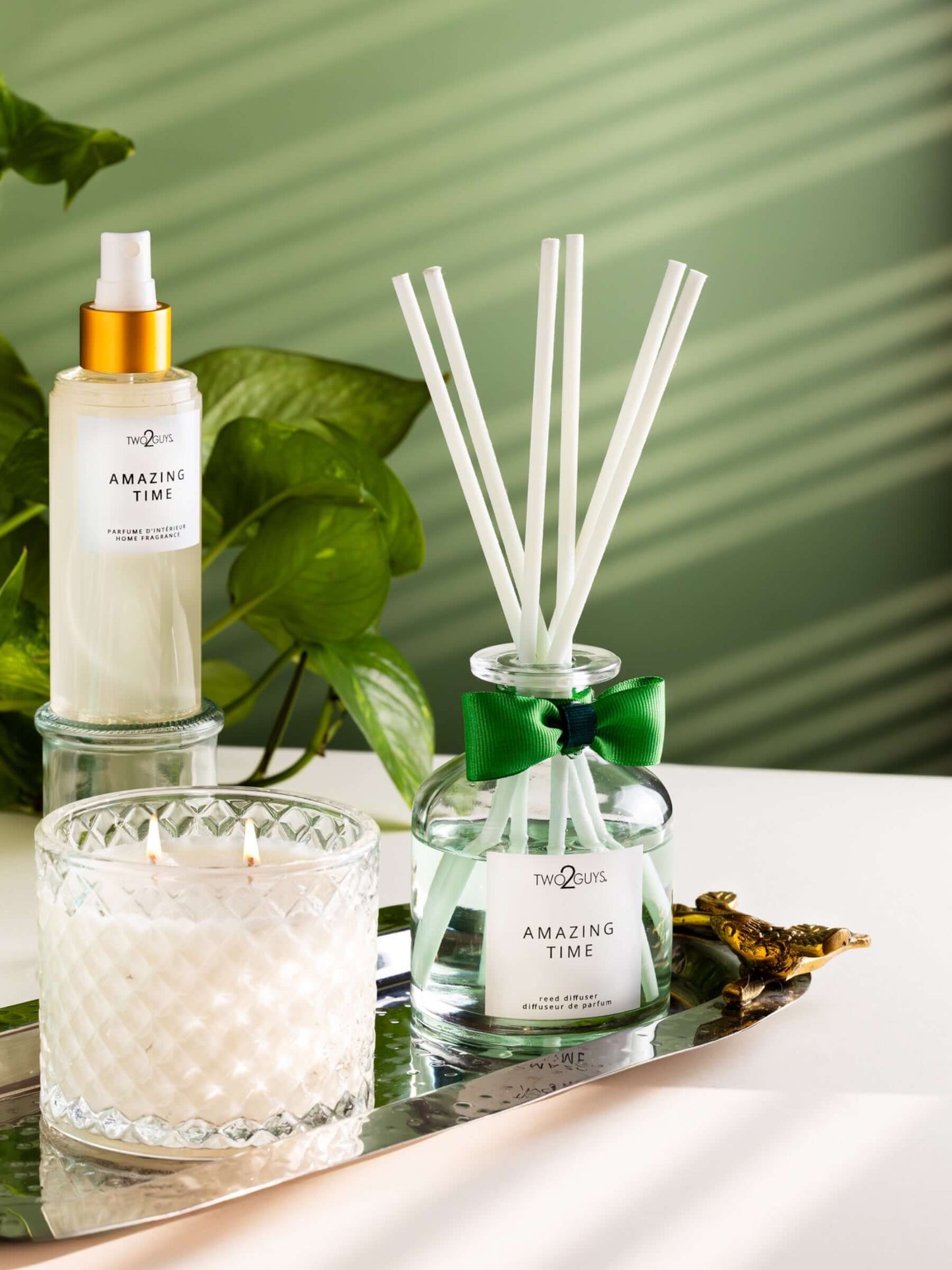 Amazing Time Candle – White Tea & Ginger Bliss