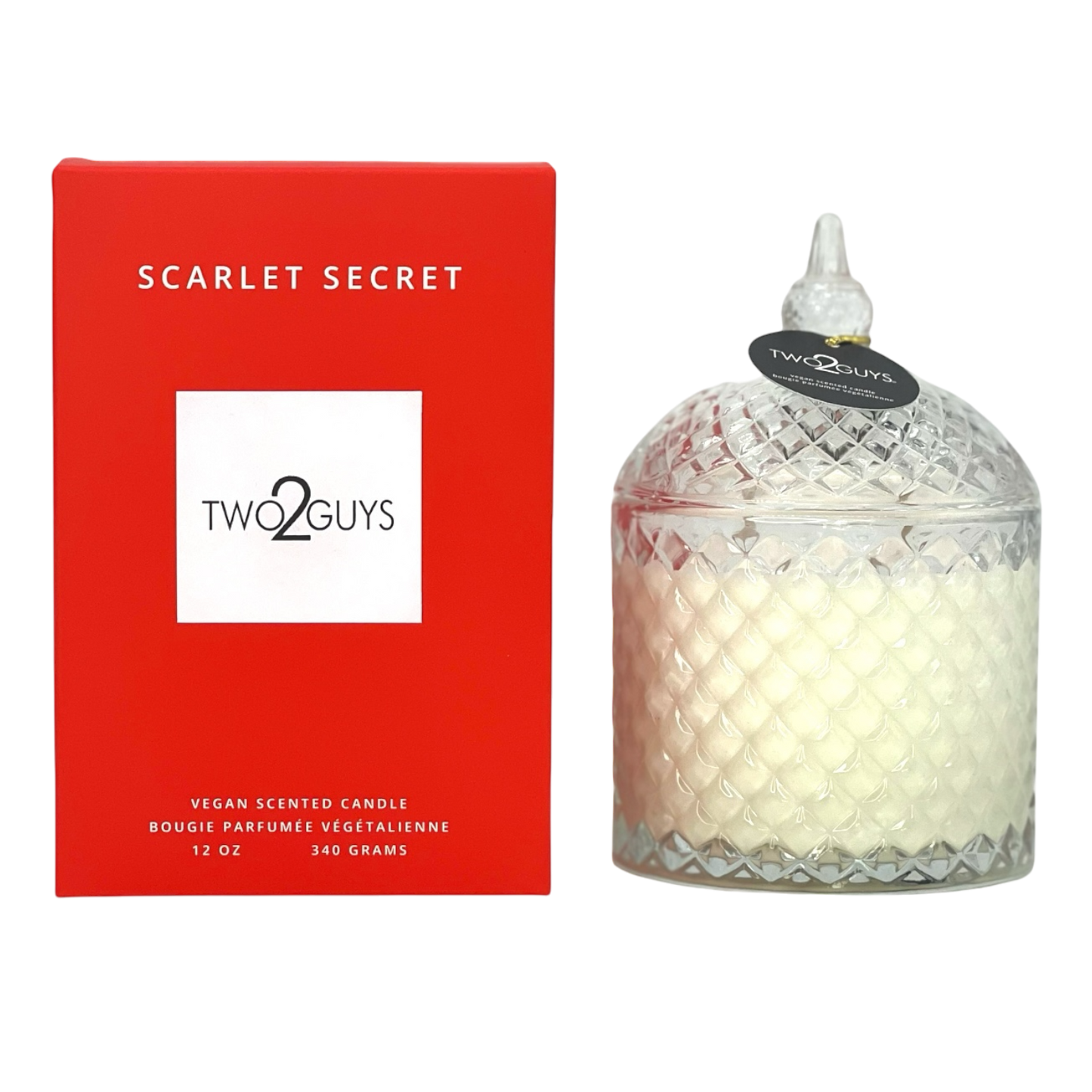 Oud & Tobacco Scented Candle / Scarlet Secret