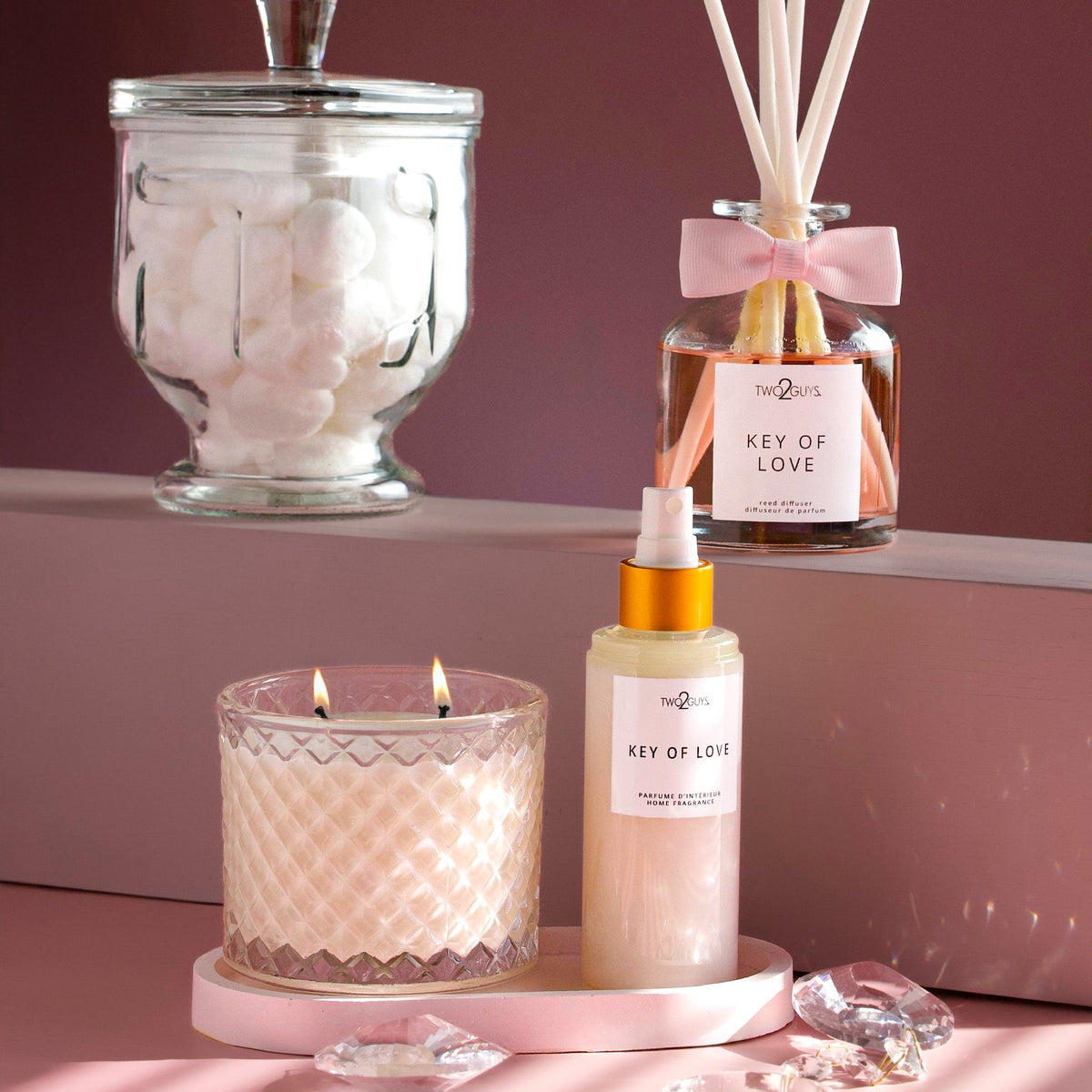 Key of Love Vintage Vegan Scented Candle – Tropical Romance