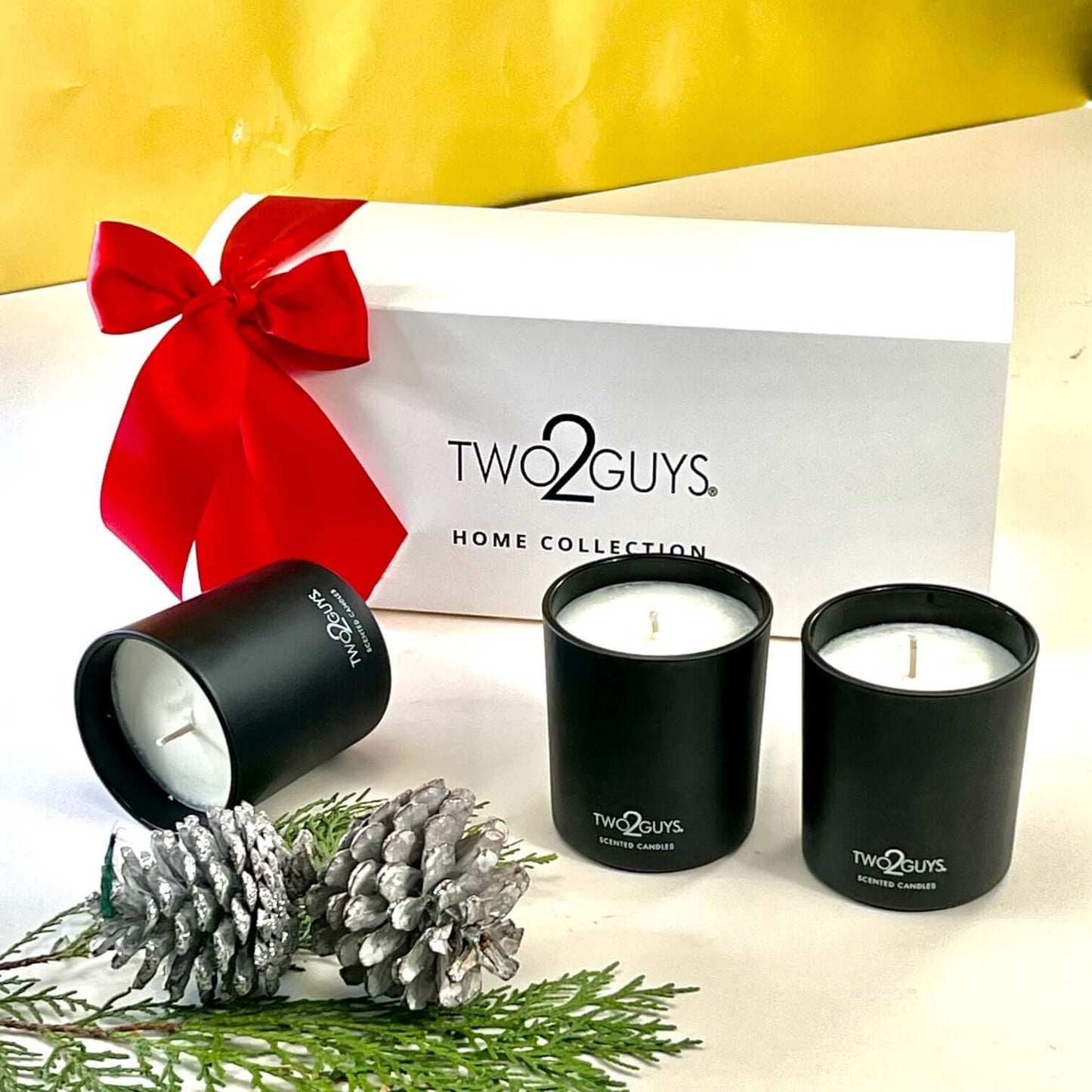 MINI WHITE TRIO CANDLE SET