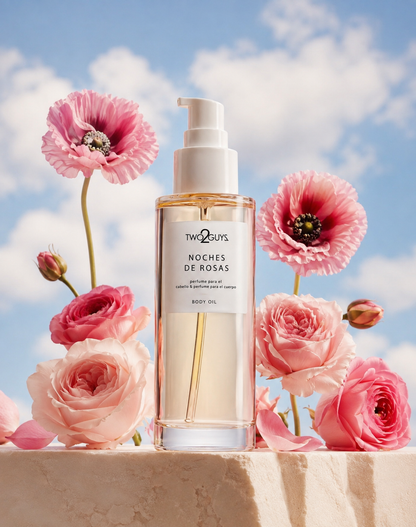 Noches de Rosas Perfume Body Oil | Rose & Amber | Two2Guys
