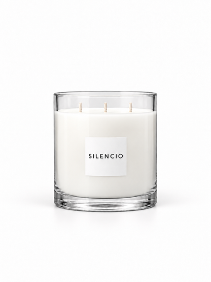 Silencio Scented Candle | Citrus, Basil & Musk