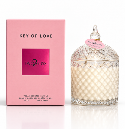 Key of Love Vintage Vegan Scented Candle – Tropical Romance