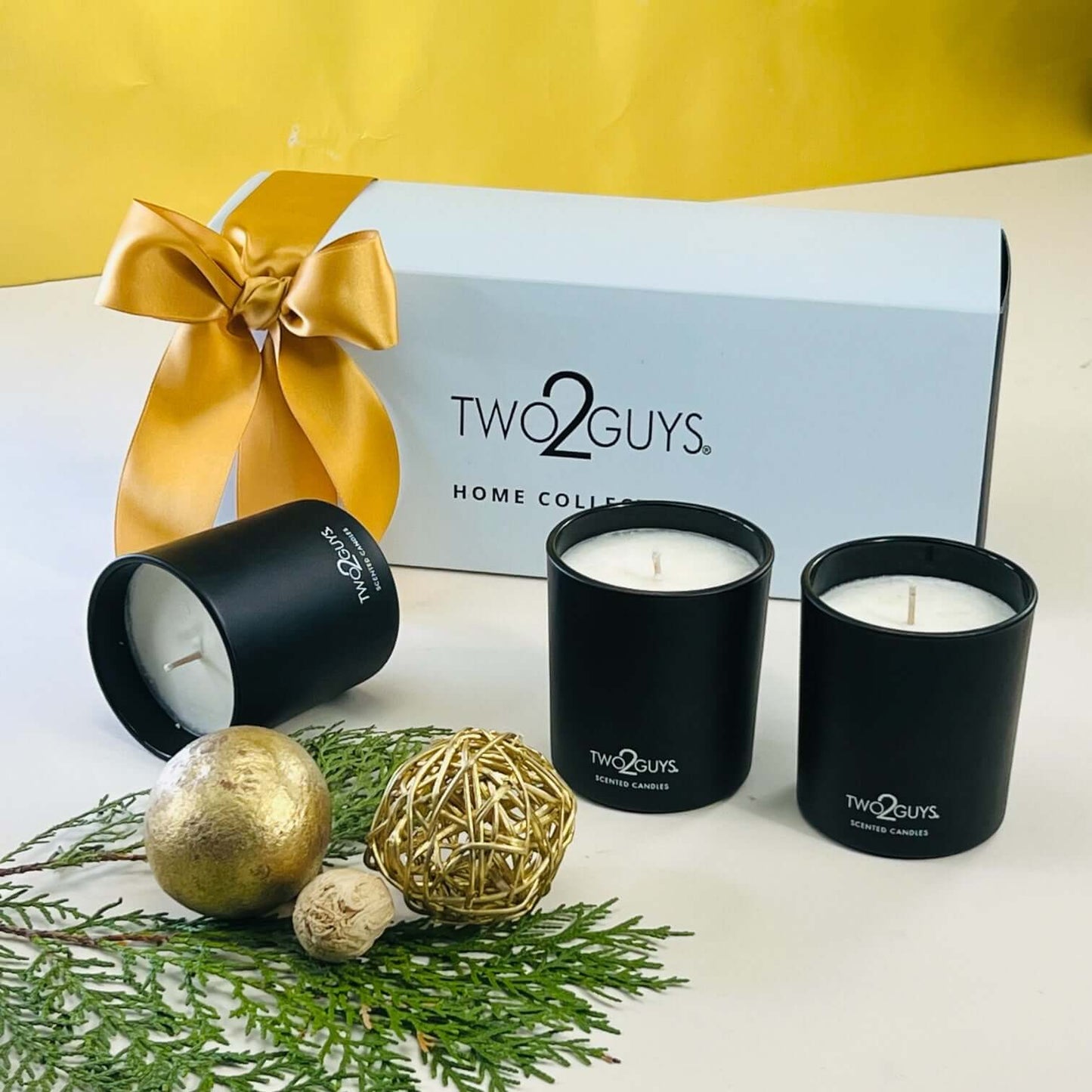 MINI BLUE TRIO CANDLE SET